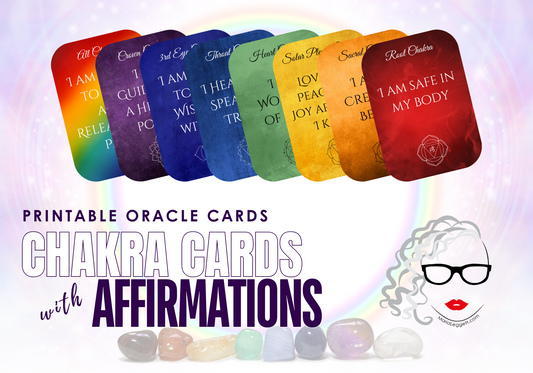 Chakra Affirmation Oracle Cards - Digital download